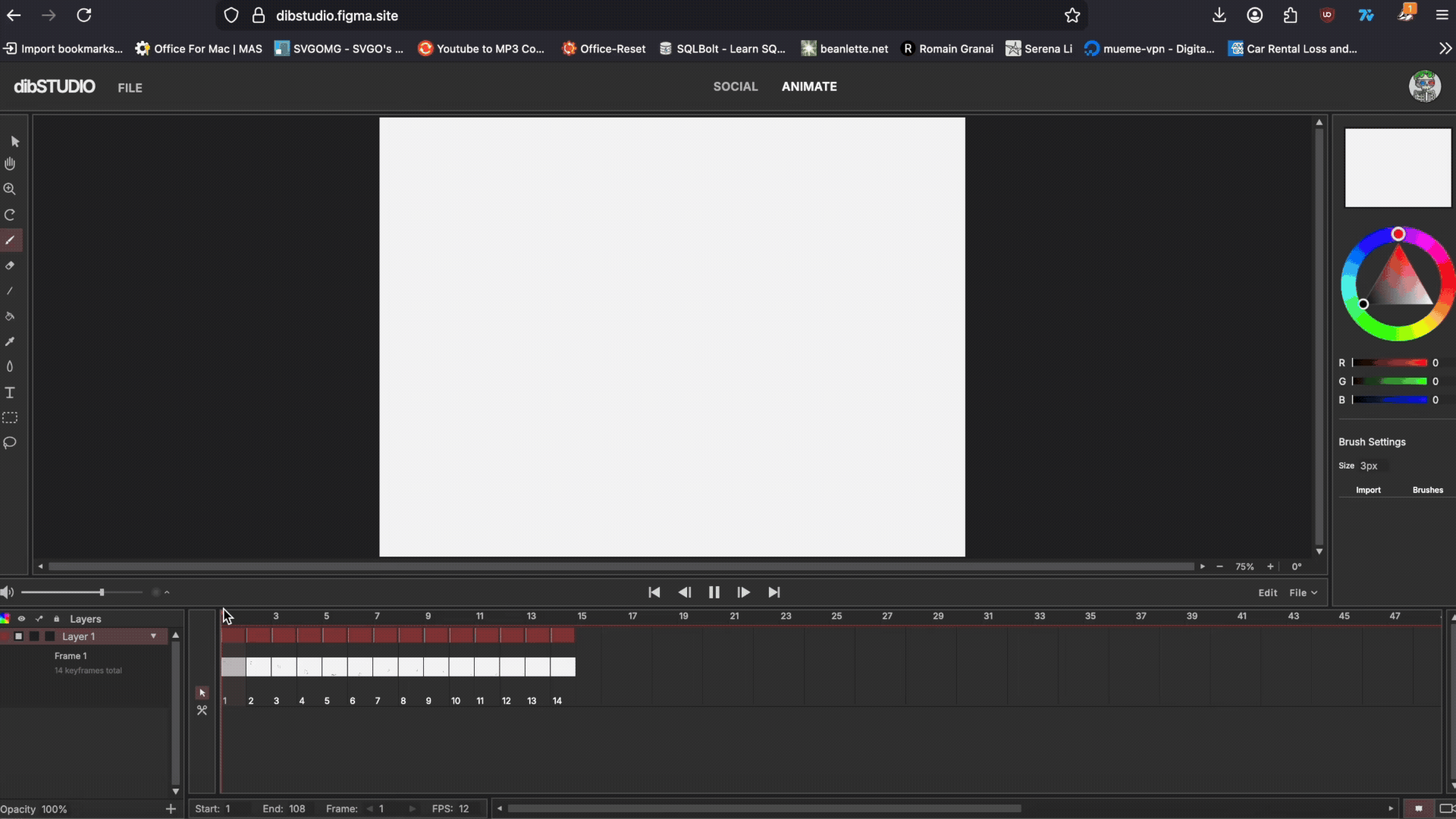 dibSTUDIO animation webapp (for FigmaMakeathon 2026)
